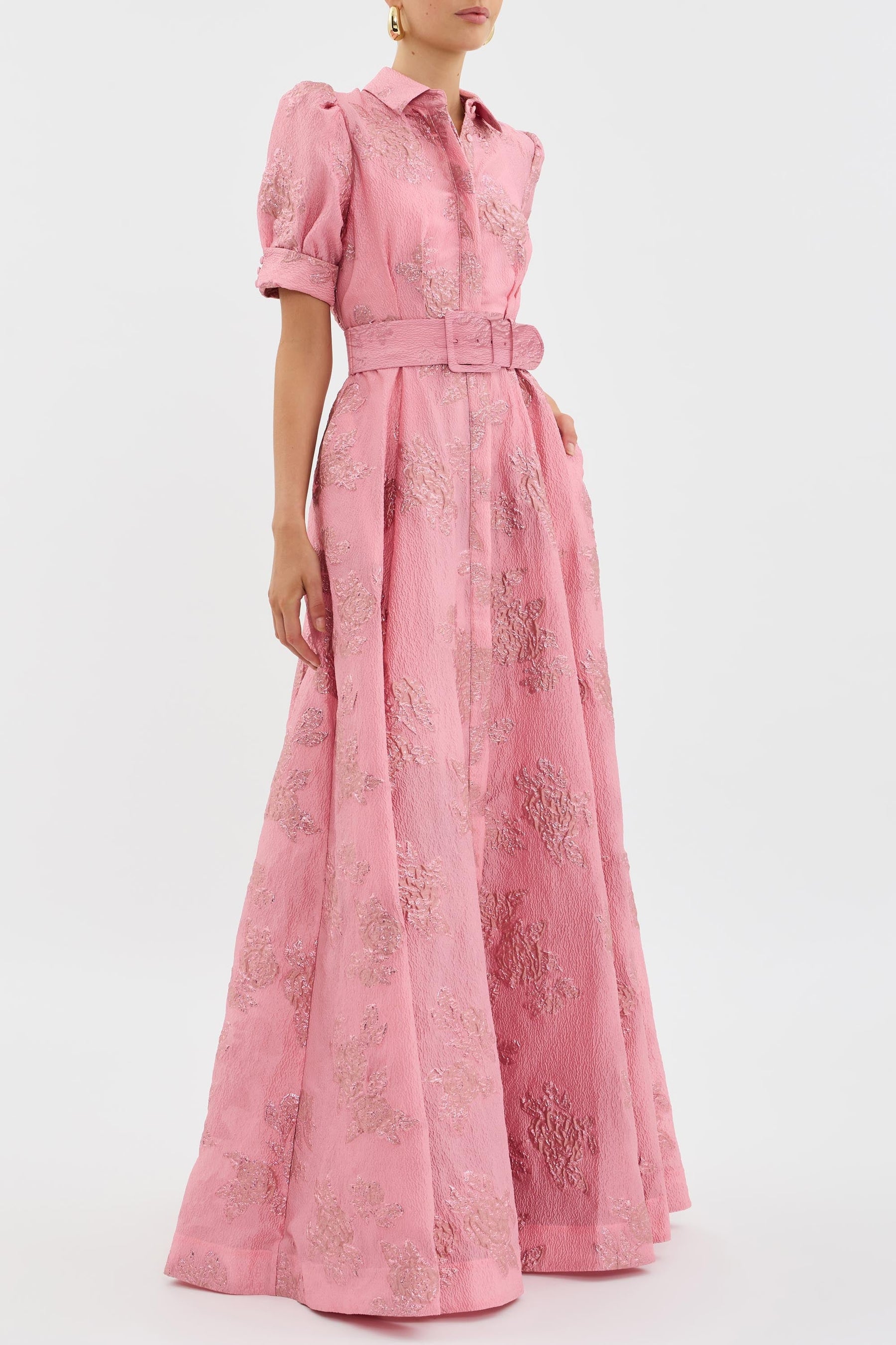 Anabella | Dress with Short Puff Sleeves